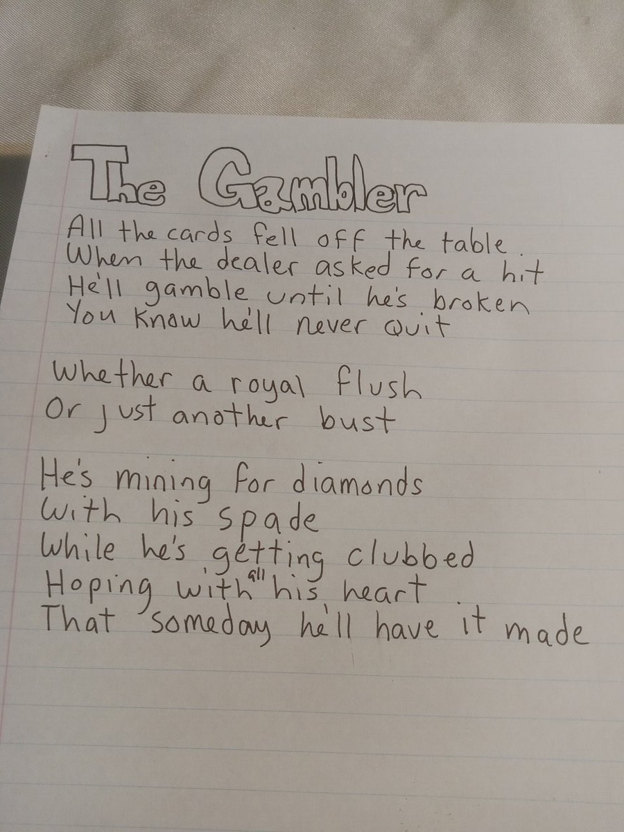 Item 765 — The Gambler, picture 2 of 2