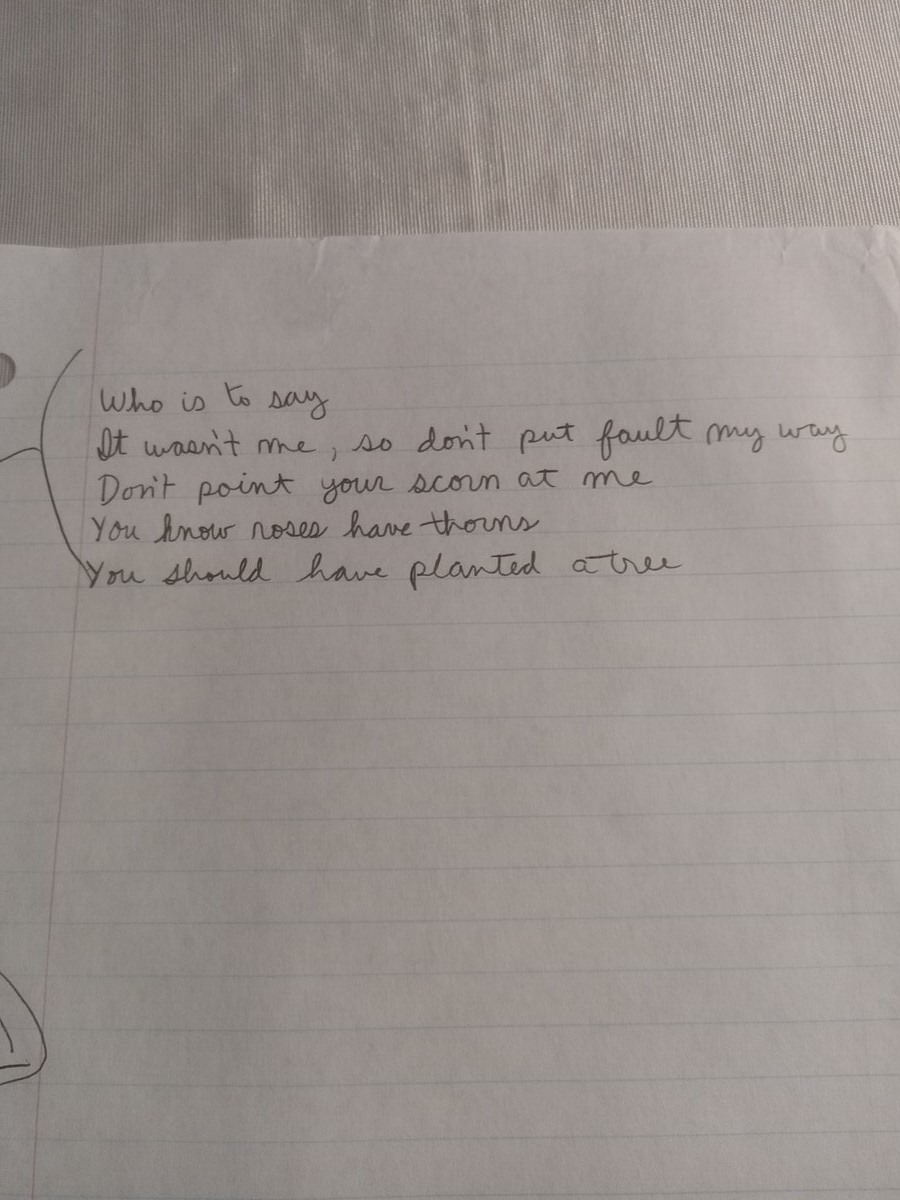 Item 974 — Who is to say, picture 2 of 2