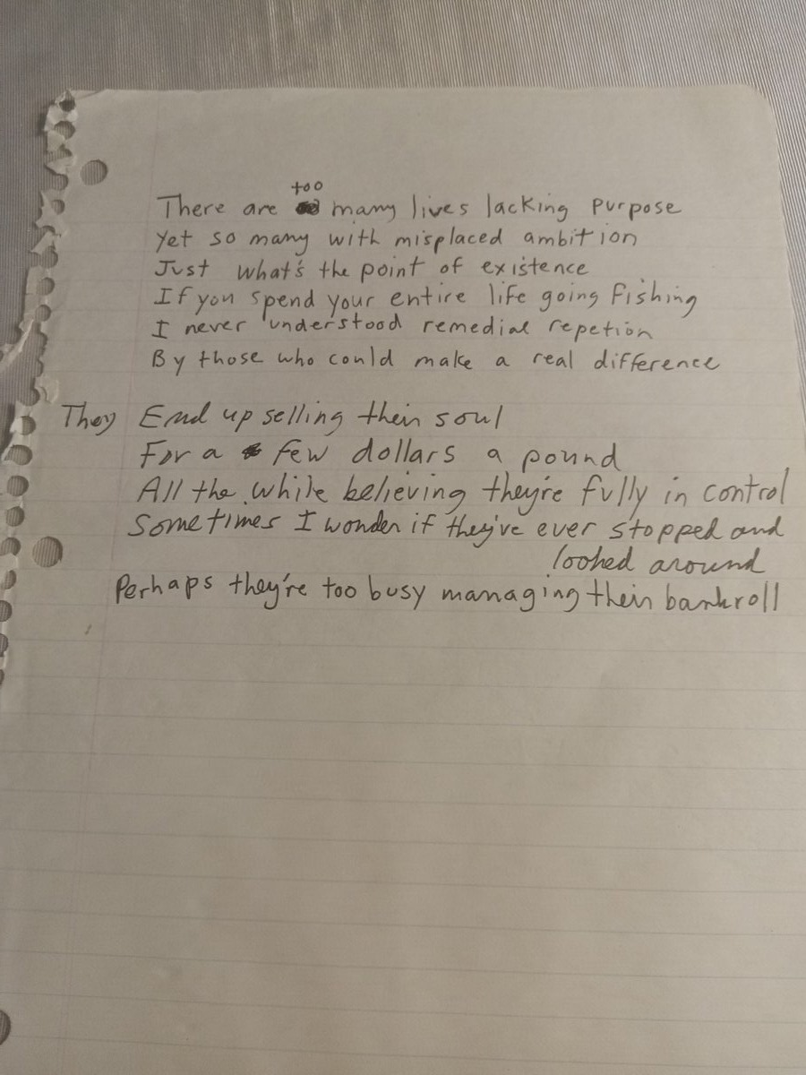 Item 660 — There are too many lives lacking purpose, picture 2 of 2