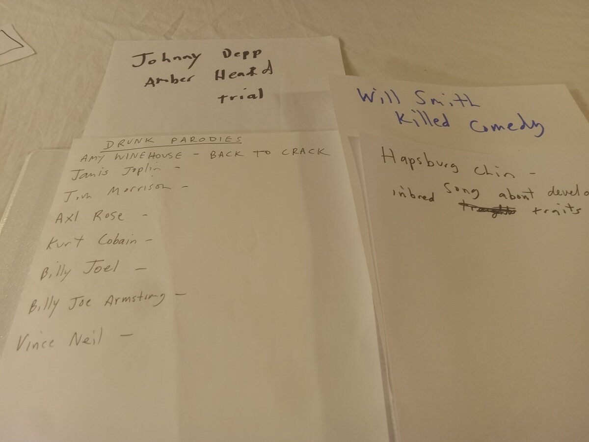 Item 1559 — BINDER - 'TREVOR MOORE LYRICS', picture 23 of 23
