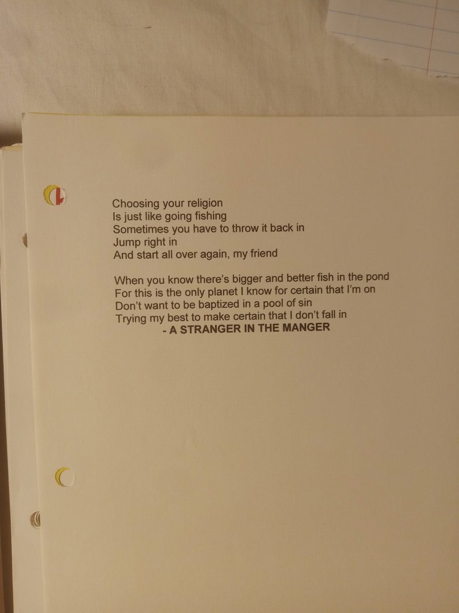 Item 1599 — Poems By Subject Big Binder With Quotes, Scary Truths Book (Brian Rainstorm), picture 14 of 21