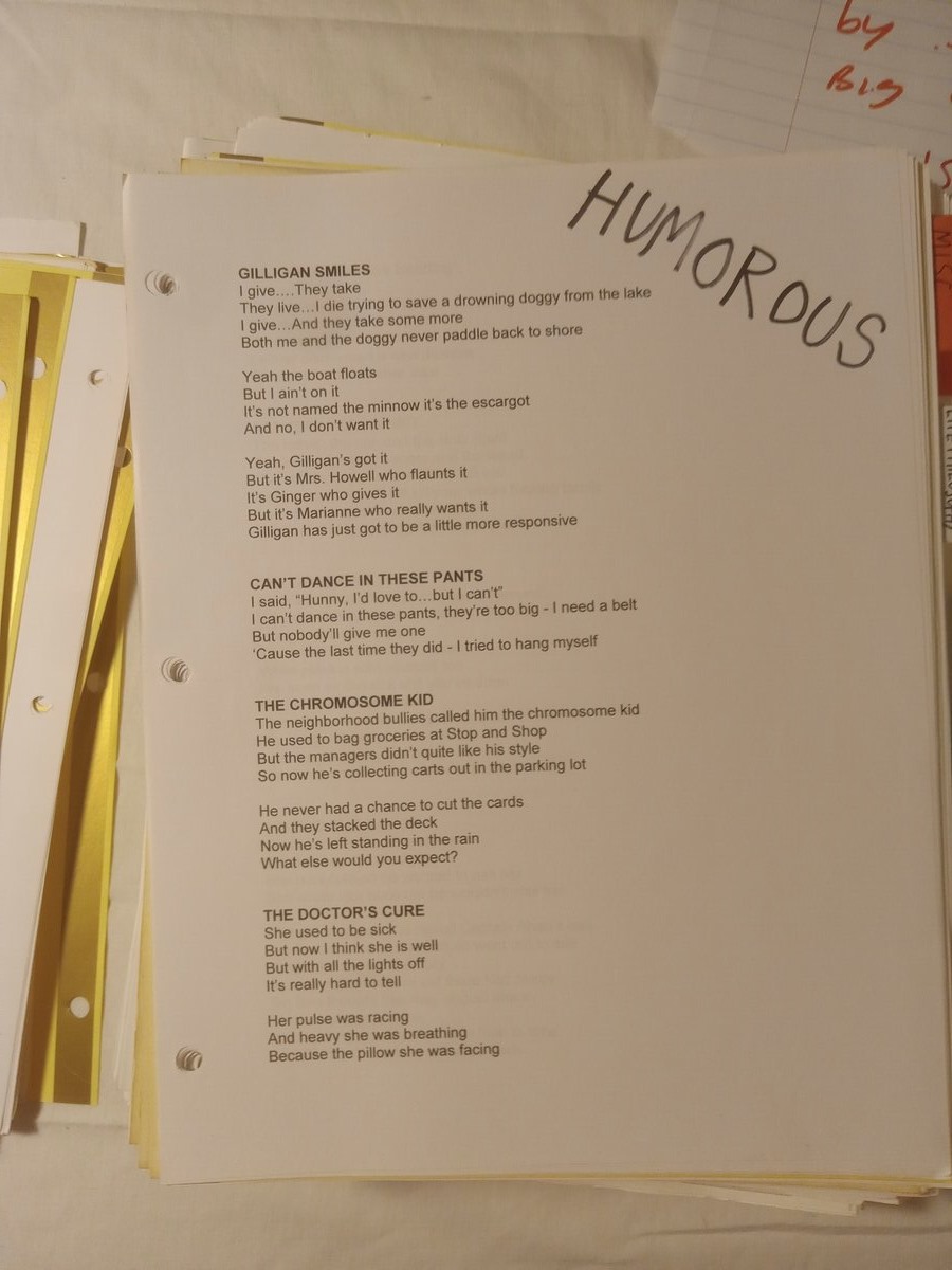 Item 1599 — Poems By Subject Big Binder With Quotes, Scary Truths Book (Brian Rainstorm), picture 3 of 21