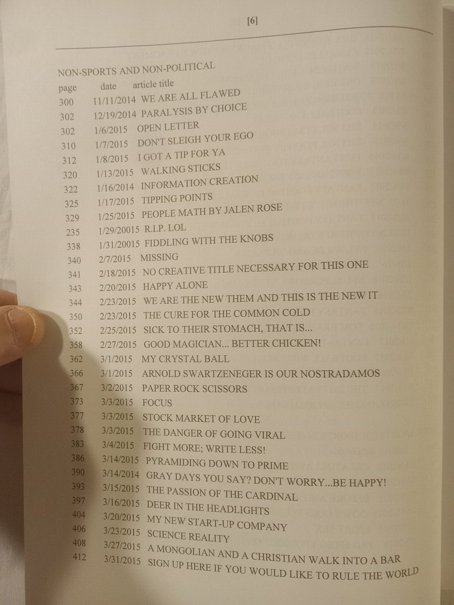 Item 1570 — Articles By Brian Rainstorm (Book) With Songs For A Lady First Demo CD-R, picture 7 of 14