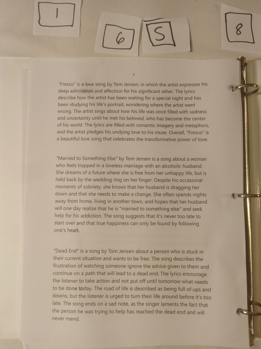 Item 1658 — ONLY THE BEST poems & song lyrics, picture 2 of 22