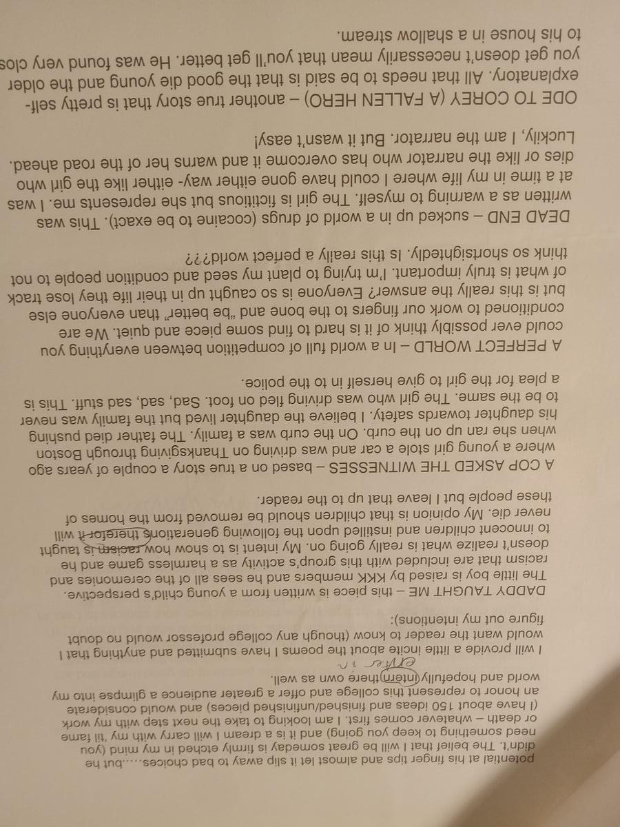 Item 1594 — Red-Circled Typed Lyric Pages And Poetry Competition Entry, picture 24 of 33