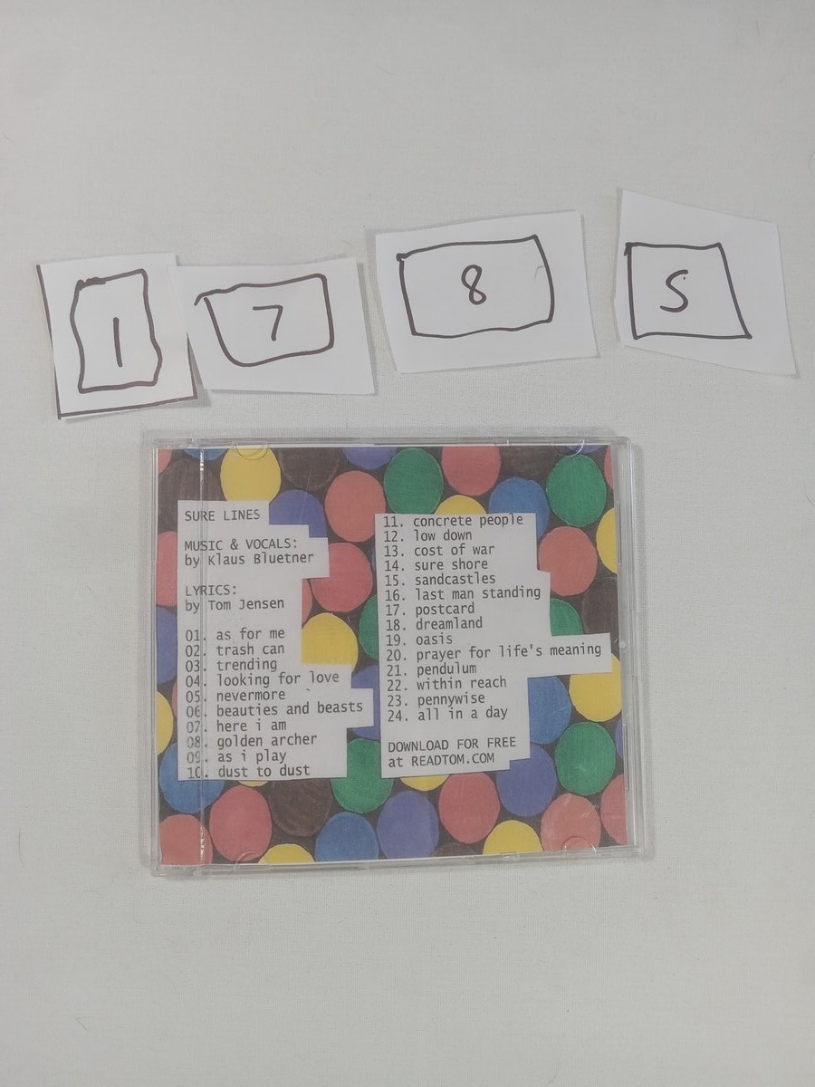 Item 1785 — SURE LINES KLAUS BLUETNER CIRCLED 19, picture 2 of 2