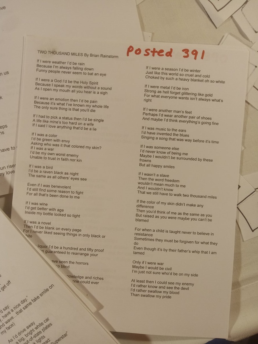 Item 1598 — T-SHIRT SLOGAN SHEETS - 10 HANDWRITTEN PAGES, picture 15 of 26
