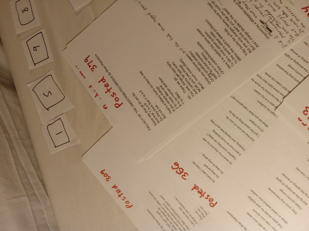 Item 1598 — T-SHIRT SLOGAN SHEETS - 10 HANDWRITTEN PAGES, picture 21 of 26