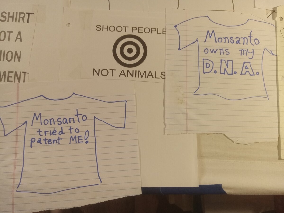 Item 1598 — T-SHIRT SLOGAN SHEETS - 10 HANDWRITTEN PAGES, picture 8 of 26