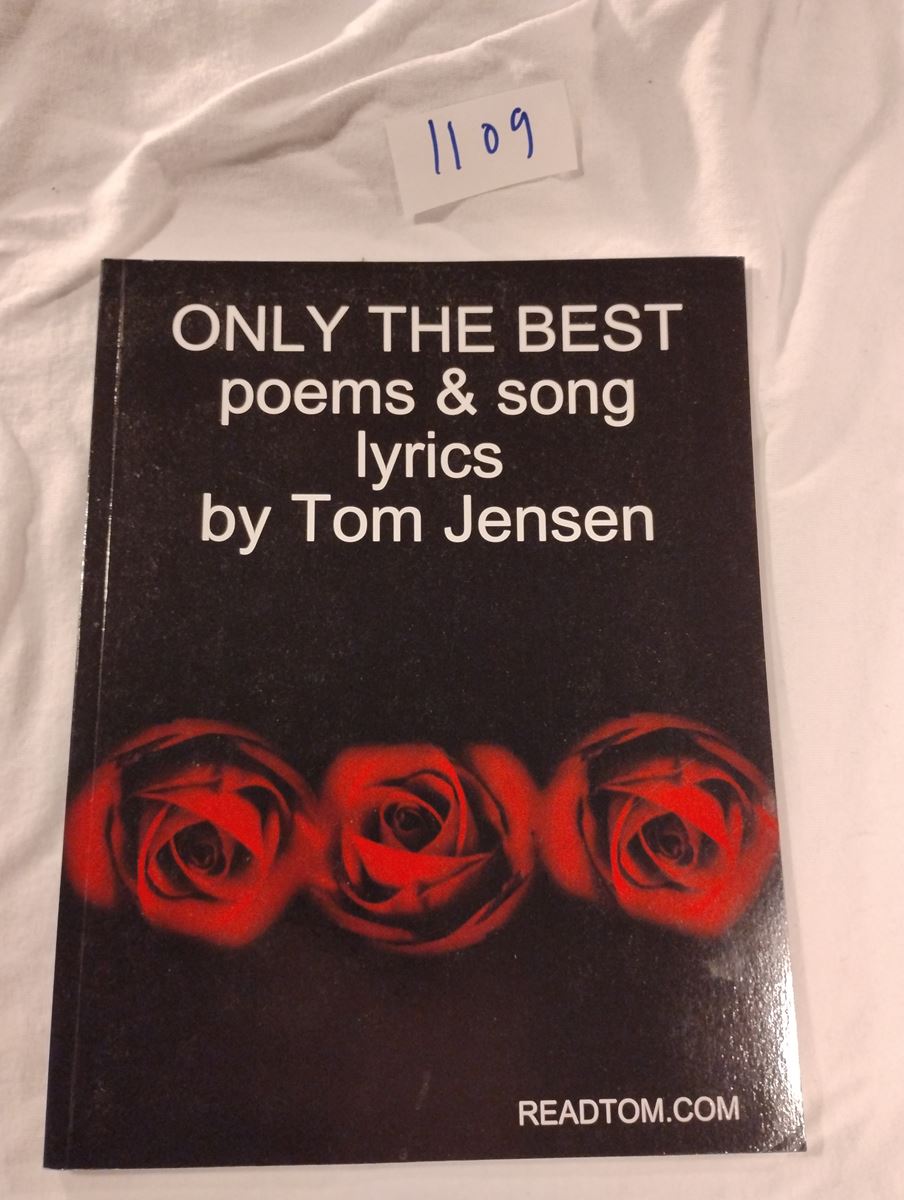 Item 1109 — ONLY THE BEST poems & song lyrics (COPY 2 OF 18), picture 1 of 1