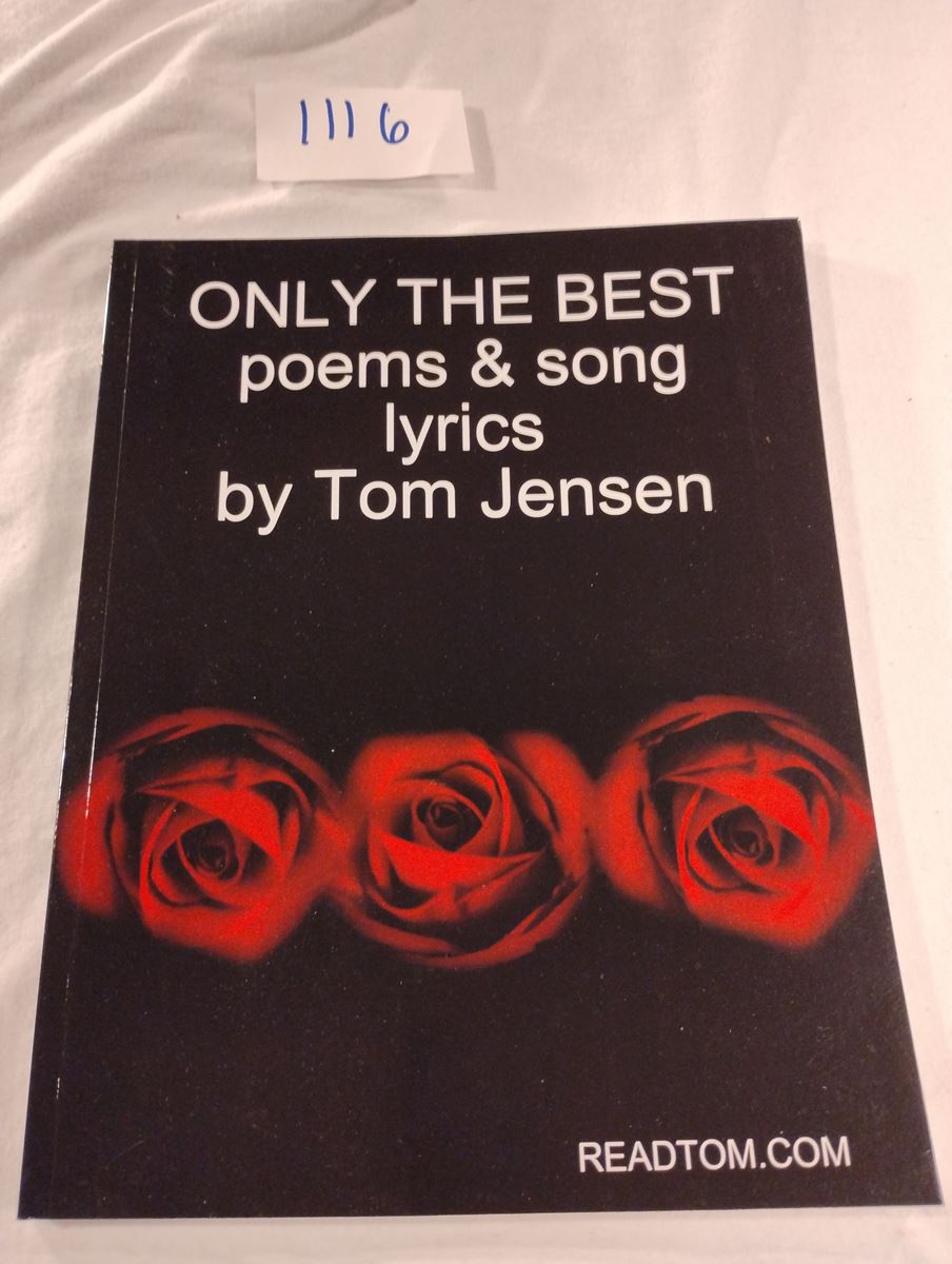 Item 1116 — ONLY THE BEST poems & song lyrics (COPY 9 OF 18), picture 1 of 1
