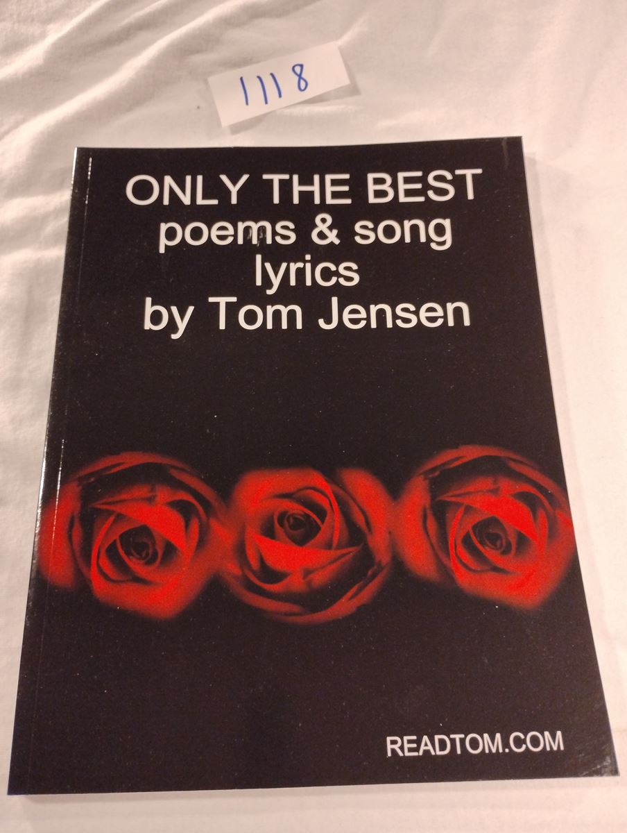 Item 1118 — ONLY THE BEST poems & song lyrics (COPY 11 OF 18), picture 1 of 1