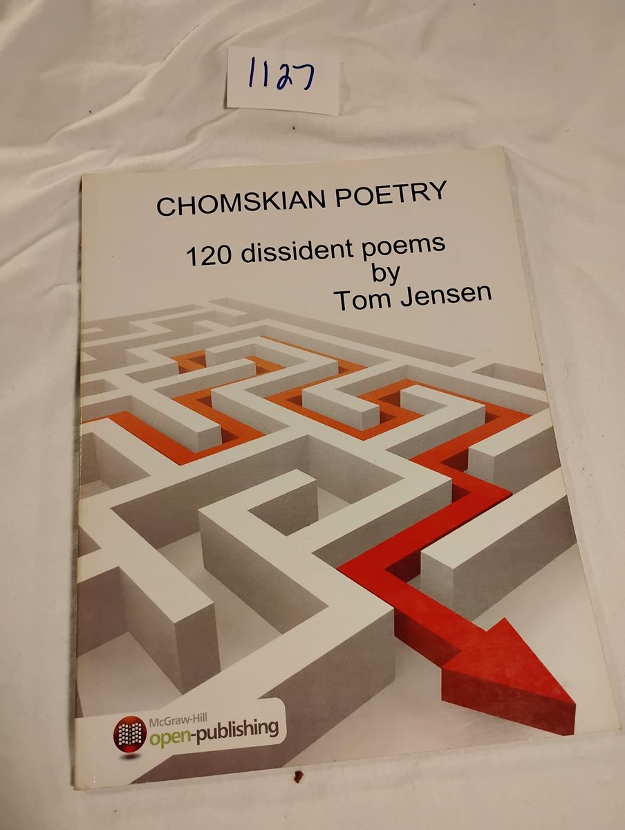 Item 1127 — CHOMSKIAN POETRY - 120 DISSIDENT POEMS BY TOM JENSEN (MAZE COVER, FEBRUARY 19TH 2011), picture 1 of 4