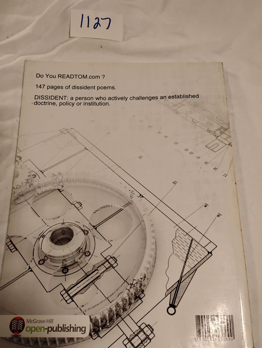 Item 1127 — CHOMSKIAN POETRY - 120 DISSIDENT POEMS BY TOM JENSEN (MAZE COVER, FEBRUARY 19TH 2011), picture 3 of 4