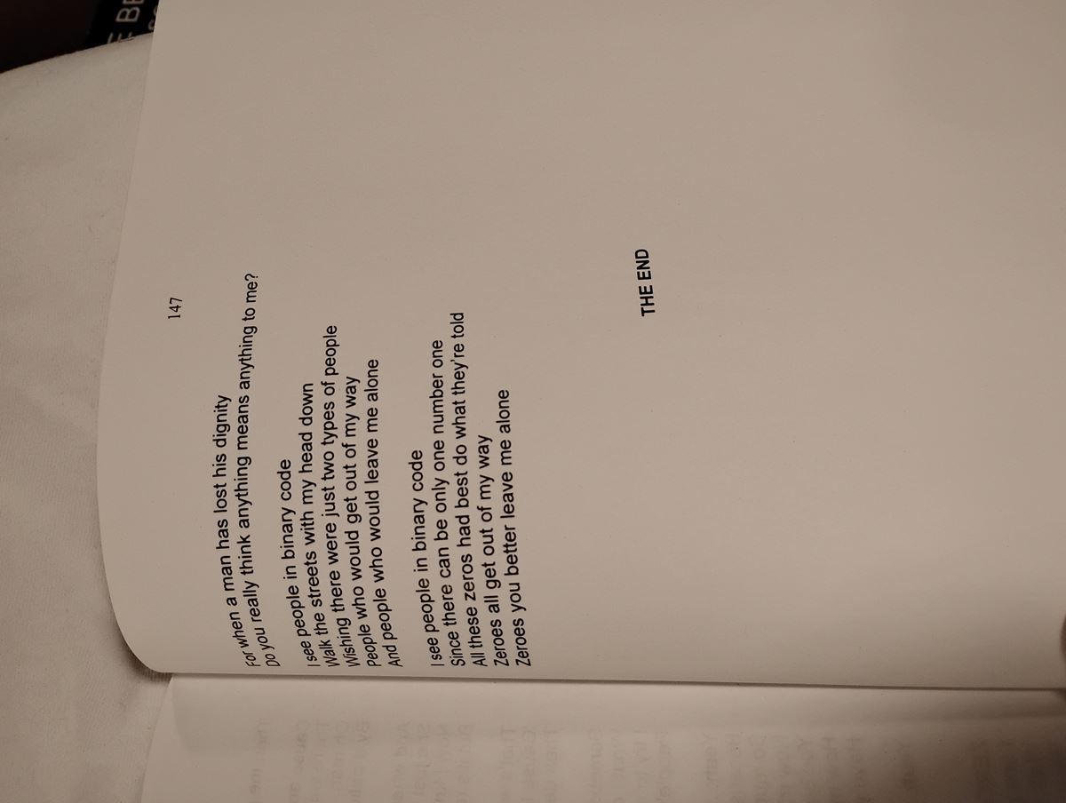 Item 1127 — CHOMSKIAN POETRY - 120 DISSIDENT POEMS BY TOM JENSEN (MAZE COVER, FEBRUARY 19TH 2011), picture 4 of 4