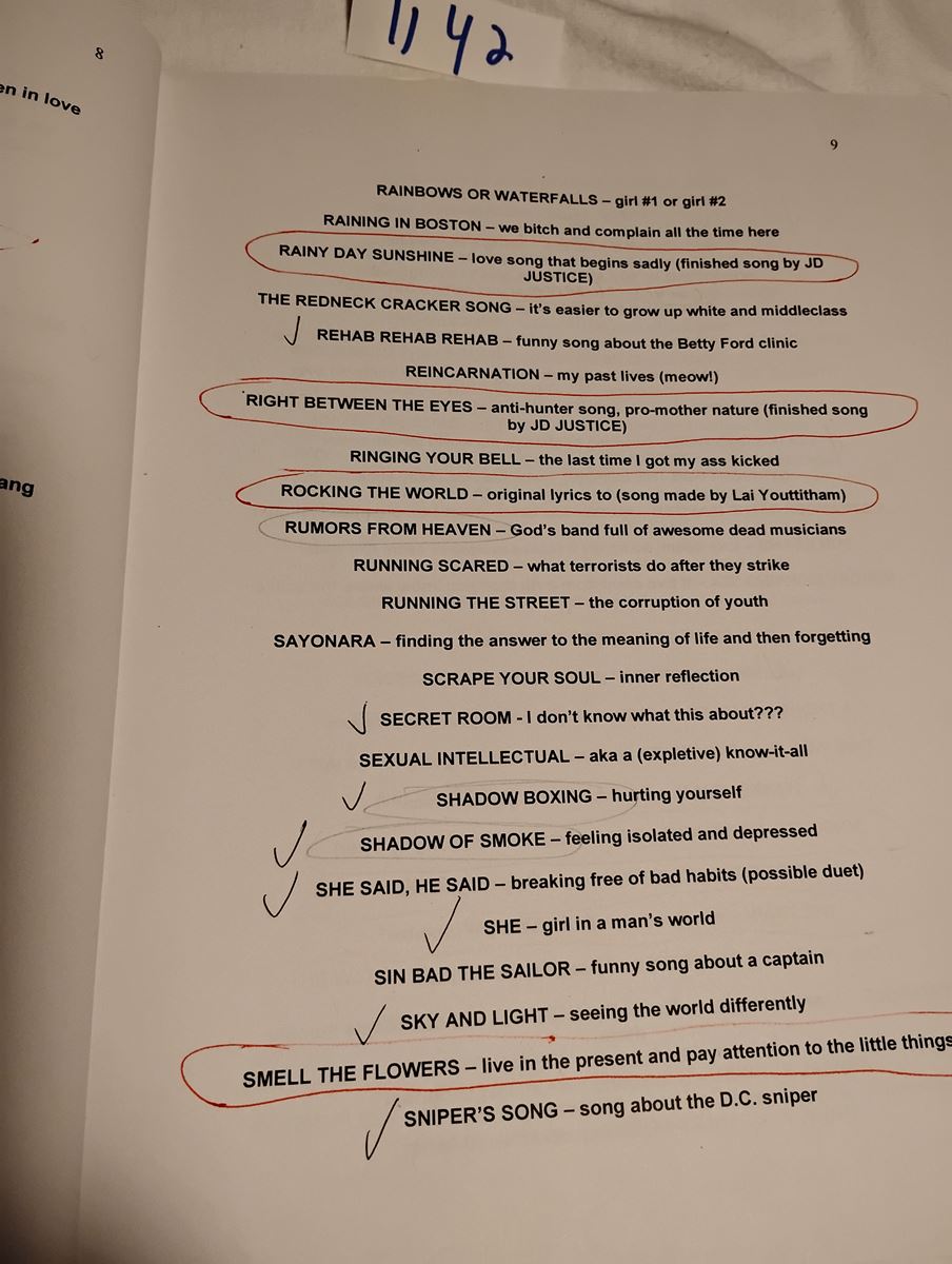 Item 1142 — POEMS BY TOM (ANNOTATED WORKING COPY), picture 11 of 16