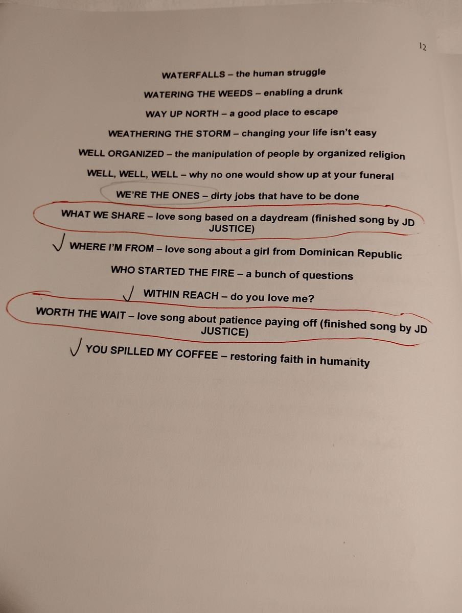 Item 1142 — POEMS BY TOM (ANNOTATED WORKING COPY), picture 14 of 16