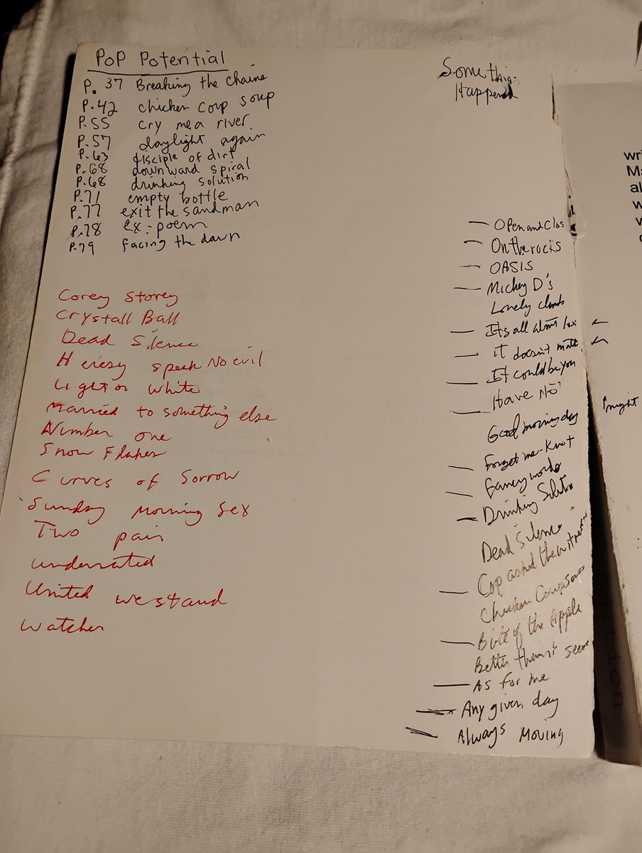 Item 1142 — POEMS BY TOM (ANNOTATED WORKING COPY), picture 2 of 16
