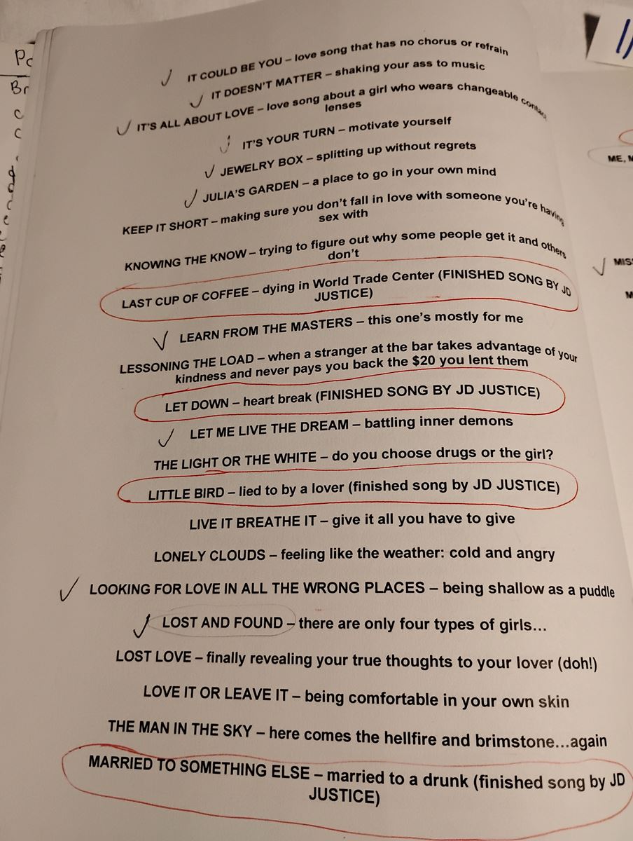 Item 1142 — POEMS BY TOM (ANNOTATED WORKING COPY), picture 8 of 16