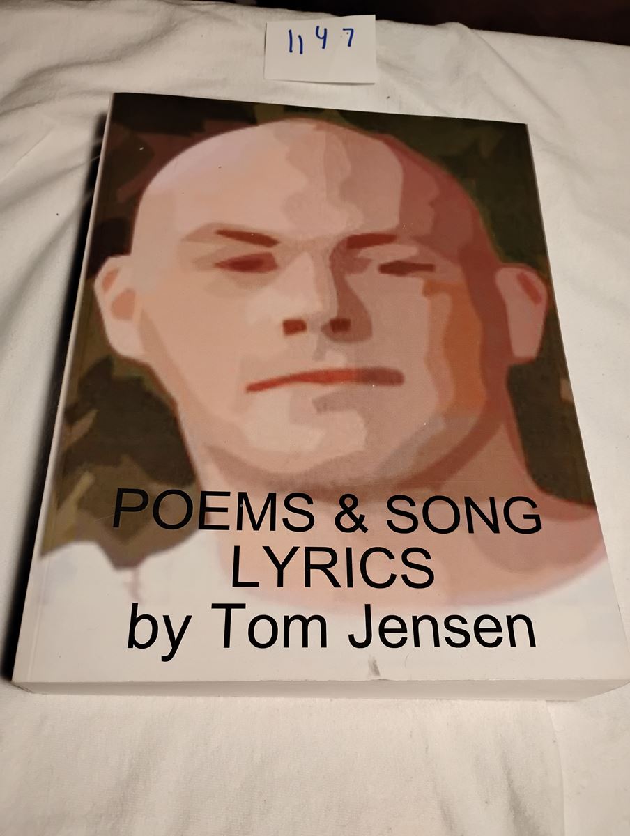 Item 1147 — POEMS & SONG LYRICS (PAINTED FACE COVER, SEPT 2011), picture 1 of 4