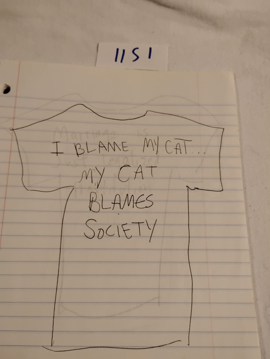 Item 1151 — GOD IS NOT A PRO-LIFE RIGHT WING REPUBLICAN - T-SHIRT SLOGAN NOTEBOOK, picture 11 of 27