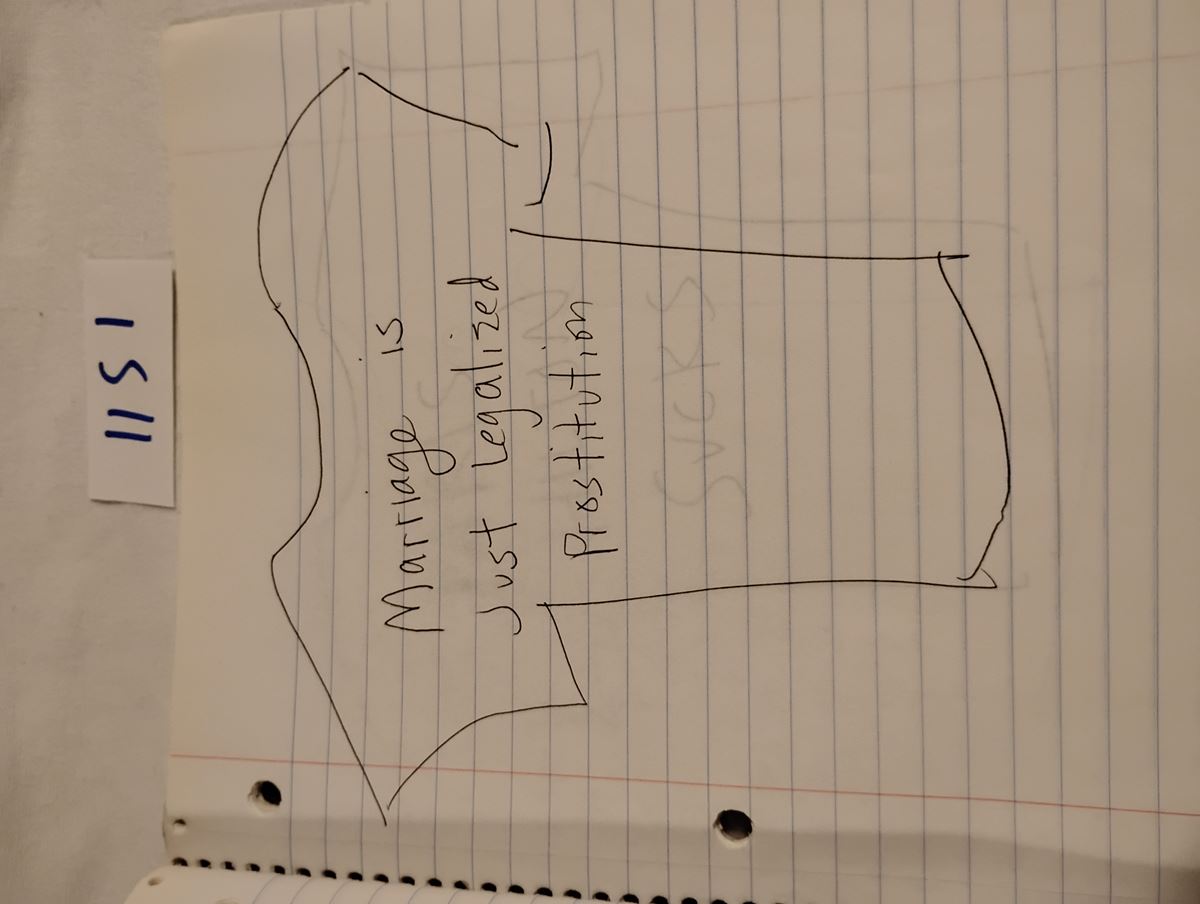Item 1151 — GOD IS NOT A PRO-LIFE RIGHT WING REPUBLICAN - T-SHIRT SLOGAN NOTEBOOK, picture 12 of 27