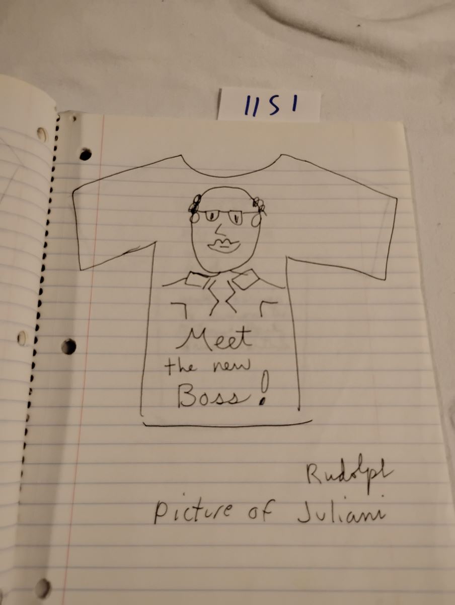 Item 1151 — GOD IS NOT A PRO-LIFE RIGHT WING REPUBLICAN - T-SHIRT SLOGAN NOTEBOOK, picture 16 of 27