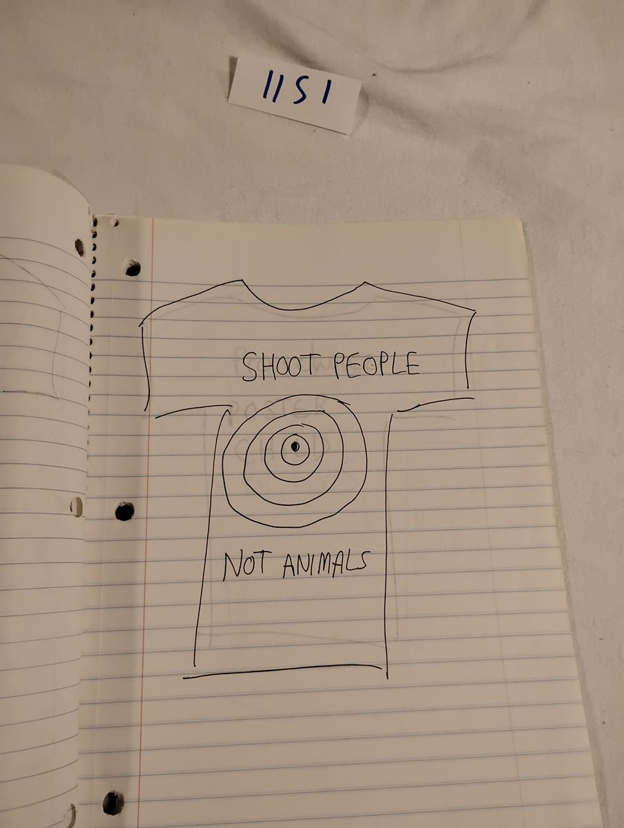 Item 1151 — GOD IS NOT A PRO-LIFE RIGHT WING REPUBLICAN - T-SHIRT SLOGAN NOTEBOOK, picture 3 of 27