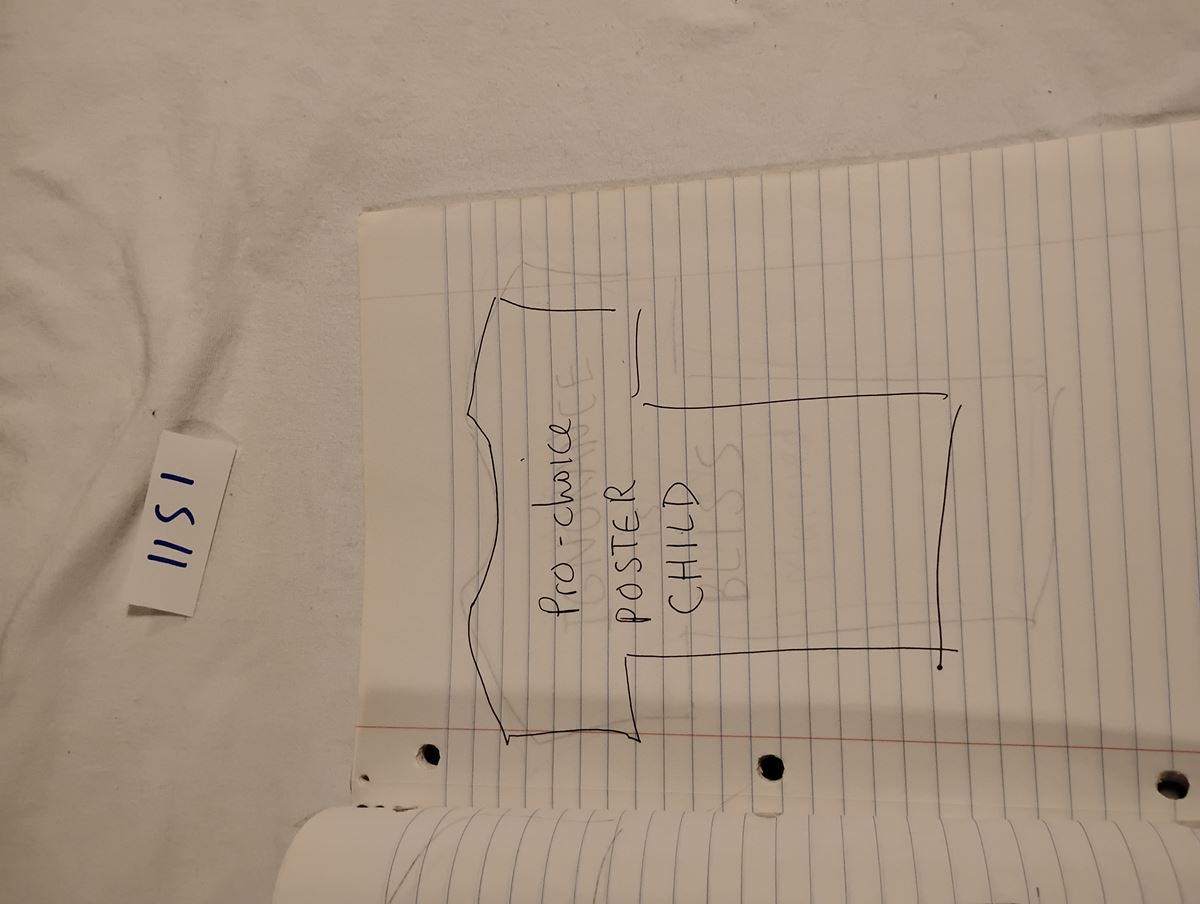 Item 1151 — GOD IS NOT A PRO-LIFE RIGHT WING REPUBLICAN - T-SHIRT SLOGAN NOTEBOOK, picture 4 of 27