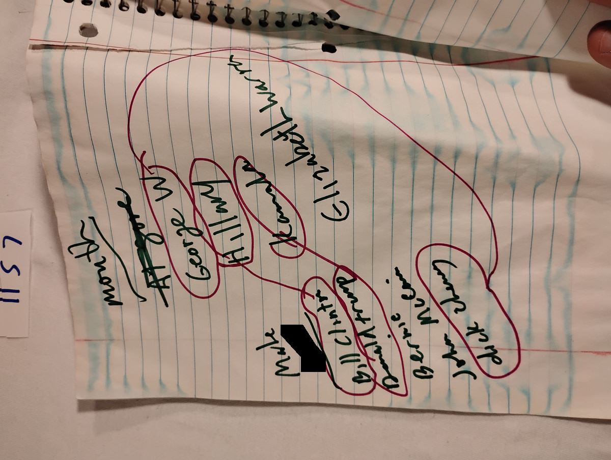Item 1157 — KARL MALONE MODE: NO RINGS! - SPIRAL NOTEBOOK PAGES, picture 3 of 3