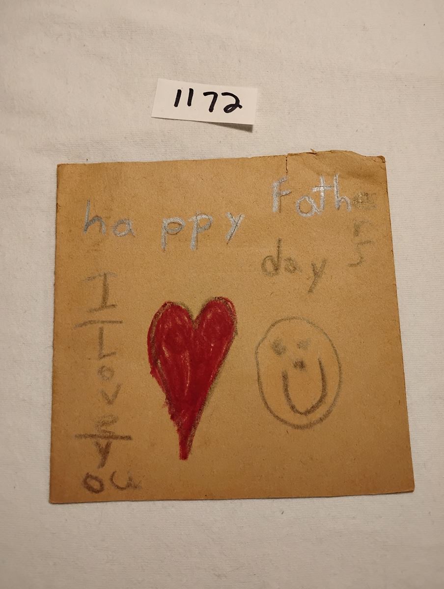 Item 1172 — HAPPY FATHERS DAY - HAND-MADE CARD, picture 1 of 2