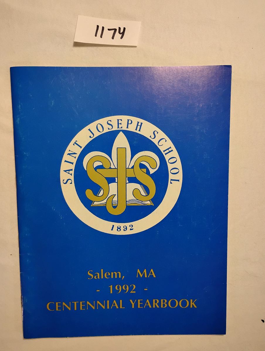 Item 1174 — SAINT JOSEPH SCHOOL 1992 CENTENNIAL YEARBOOK (COPY 1 OF 2), picture 1 of 3
