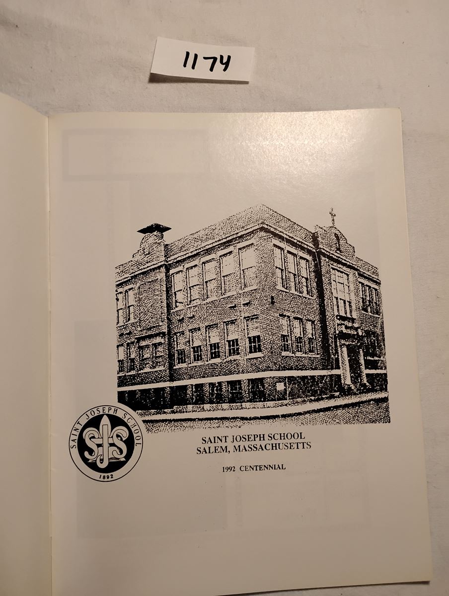 Item 1174 — SAINT JOSEPH SCHOOL 1992 CENTENNIAL YEARBOOK (COPY 1 OF 2), picture 2 of 3