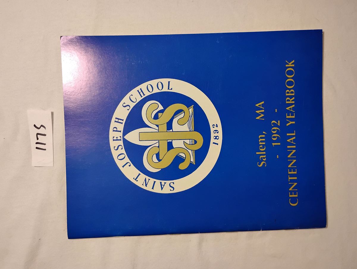 Item 1175 — SAINT JOSEPH SCHOOL 1992 CENTENNIAL YEARBOOK (COPY 2 OF 2), picture 1 of 2