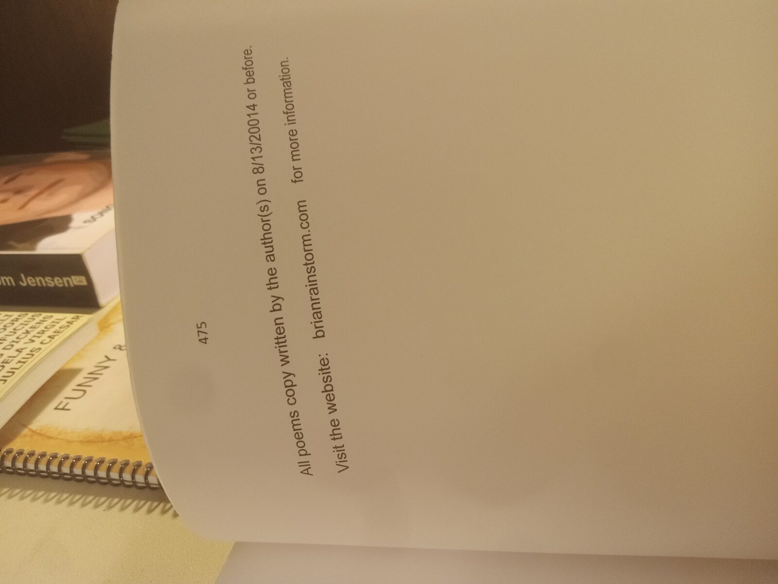 Item 1084 — POETRY IS NOT DEAD YET, picture 3 of 3