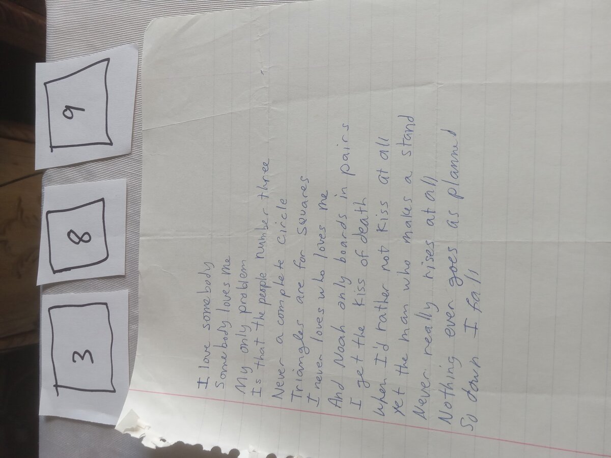 Item 389 — I love somebody, picture 1 of 1