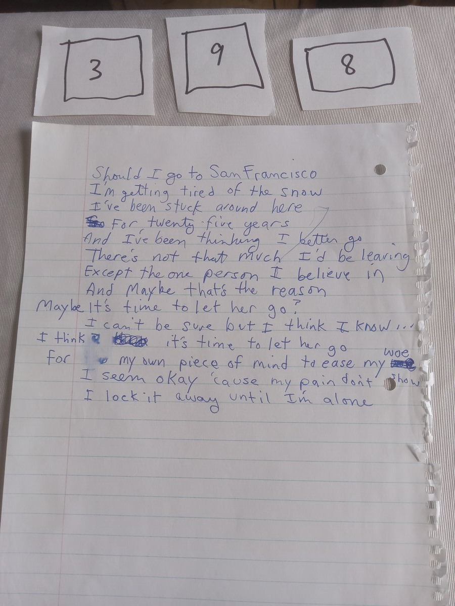 Item 398 — Should I Go to San Francisco, picture 1 of 1