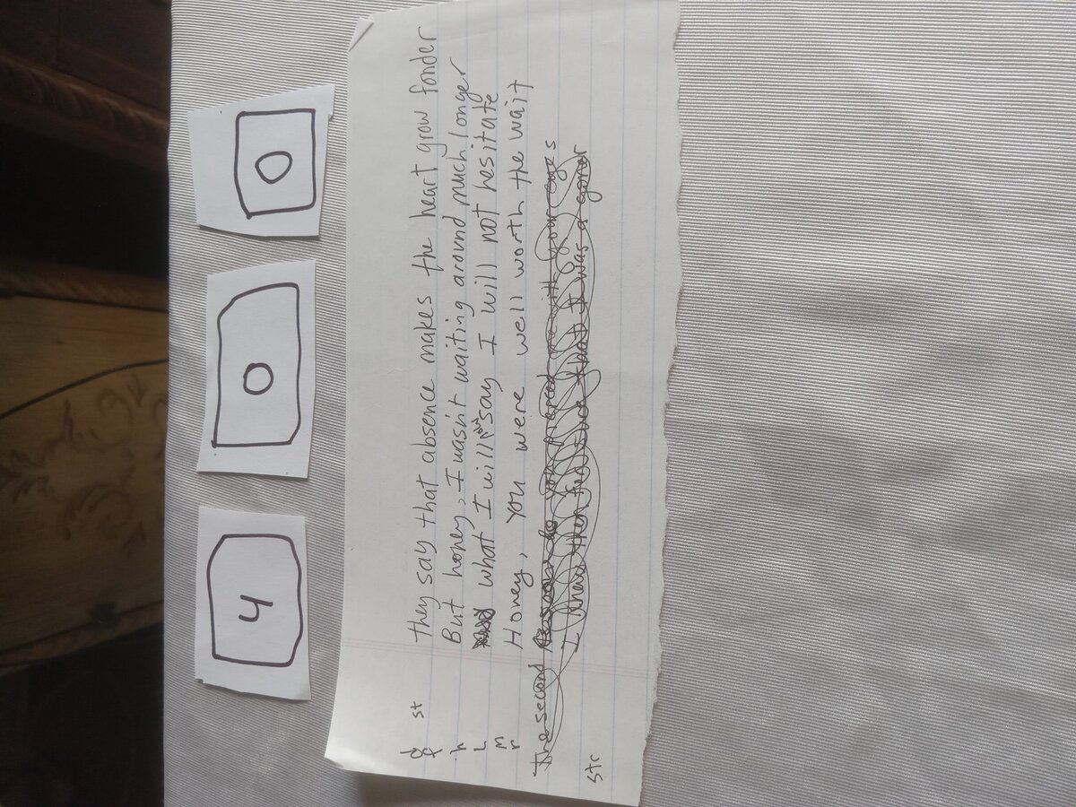 Item 400 — They Say That Absence Makes the Heart Grow Fonder, picture 1 of 1