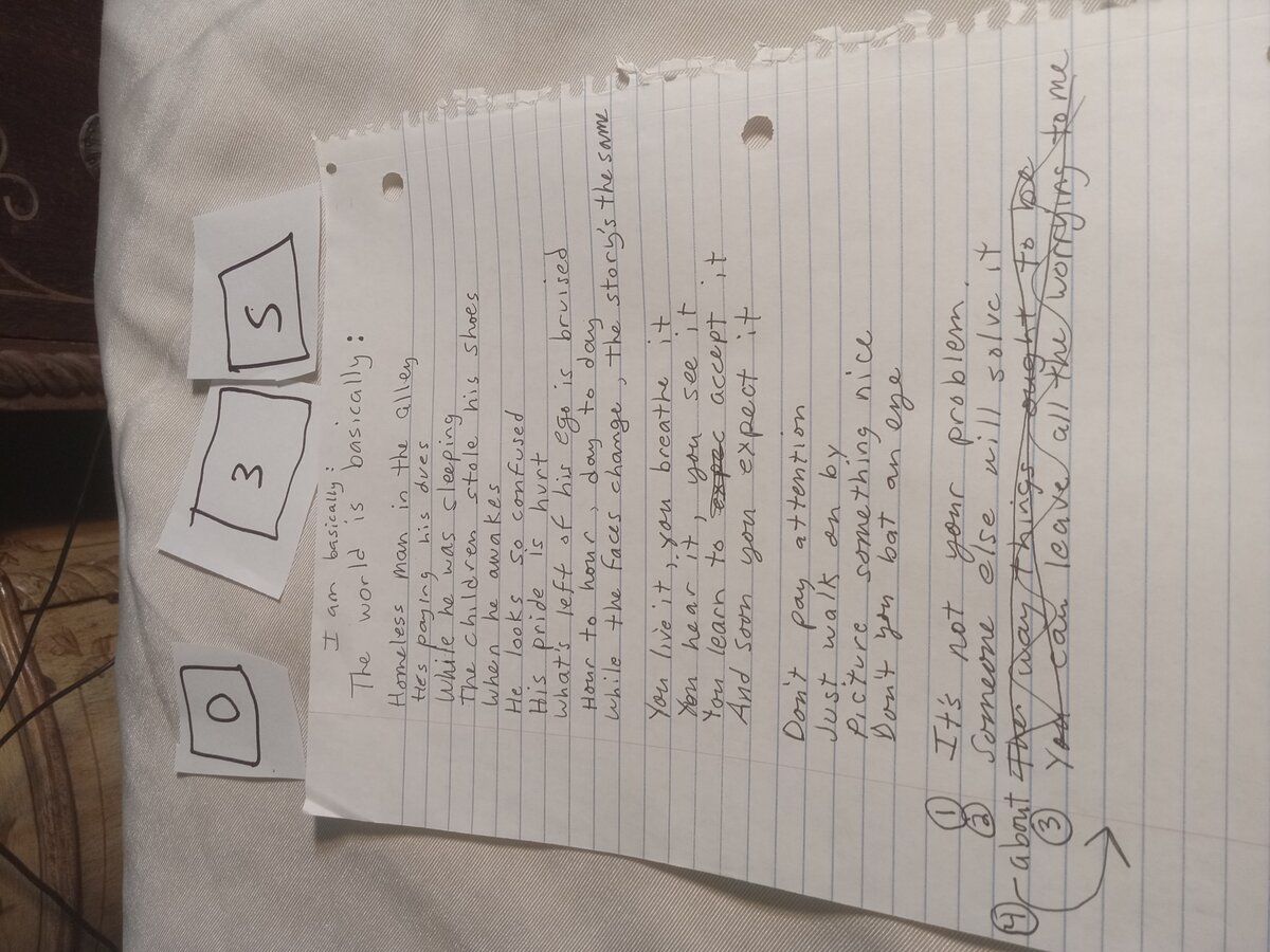 Item 35 — HOMELESS MAN / I AM BASICALLY, picture 3 of 3