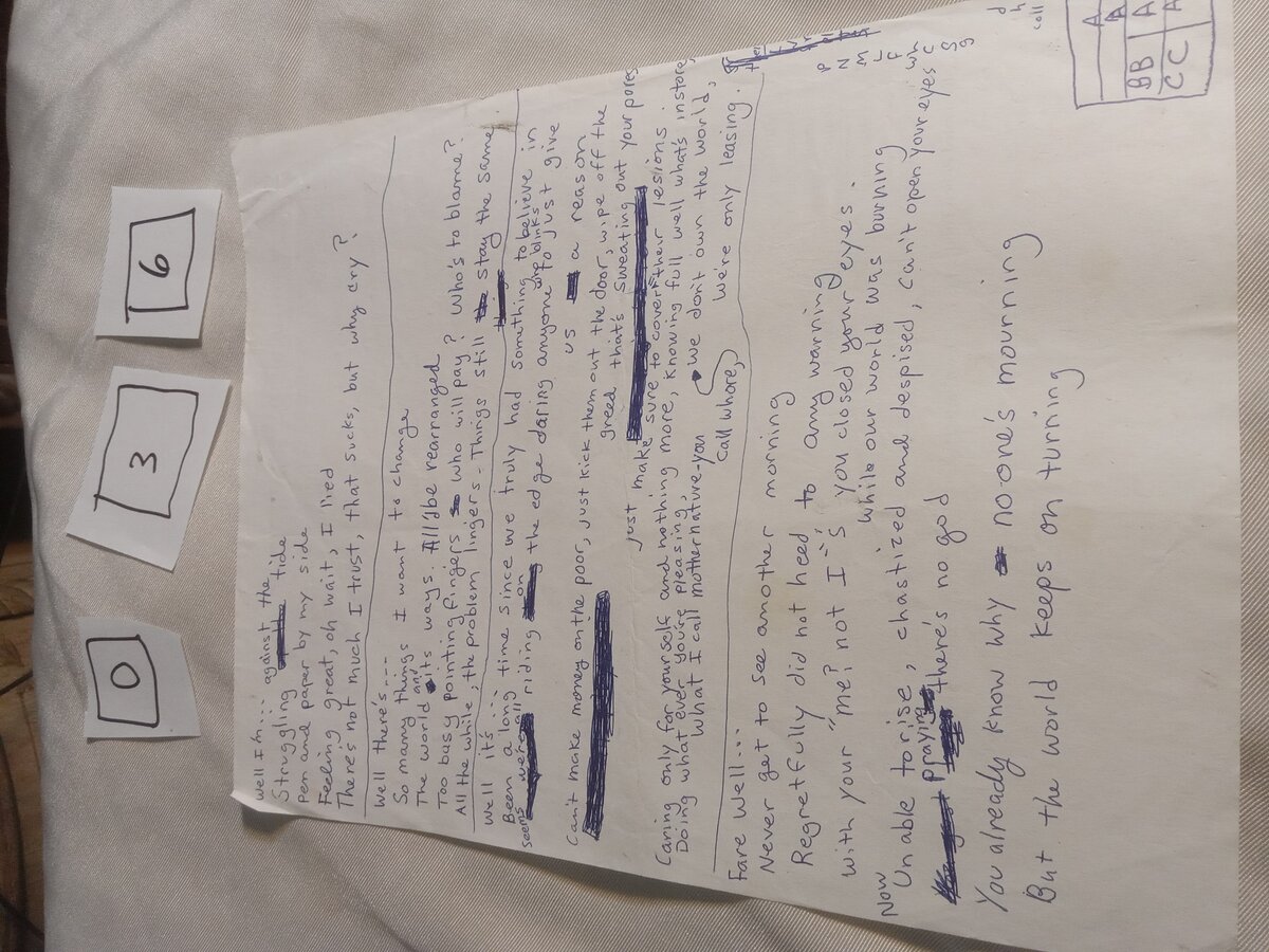 Item 36 — Well I'm... struggling against the tide, picture 1 of 1