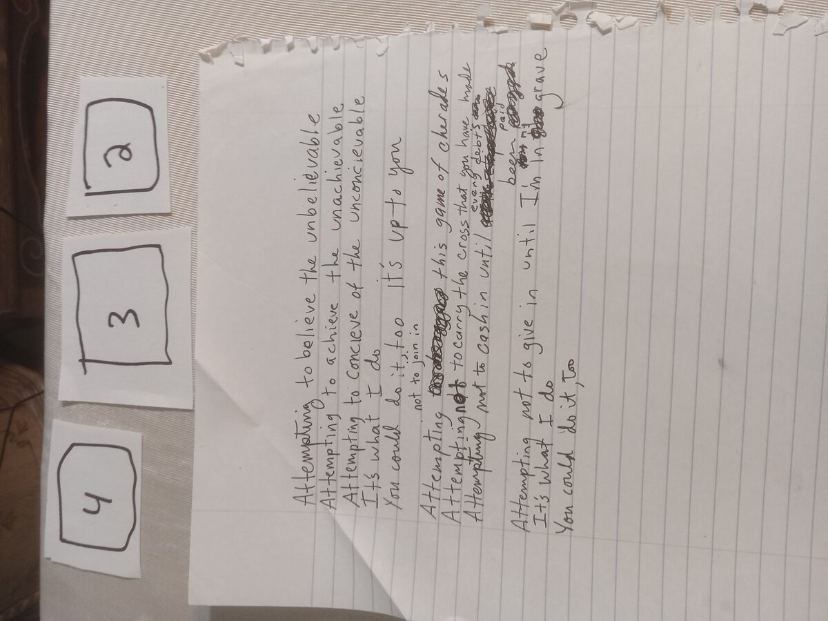 Item 432 — Attempting To Believe The Unbelievable, picture 1 of 1