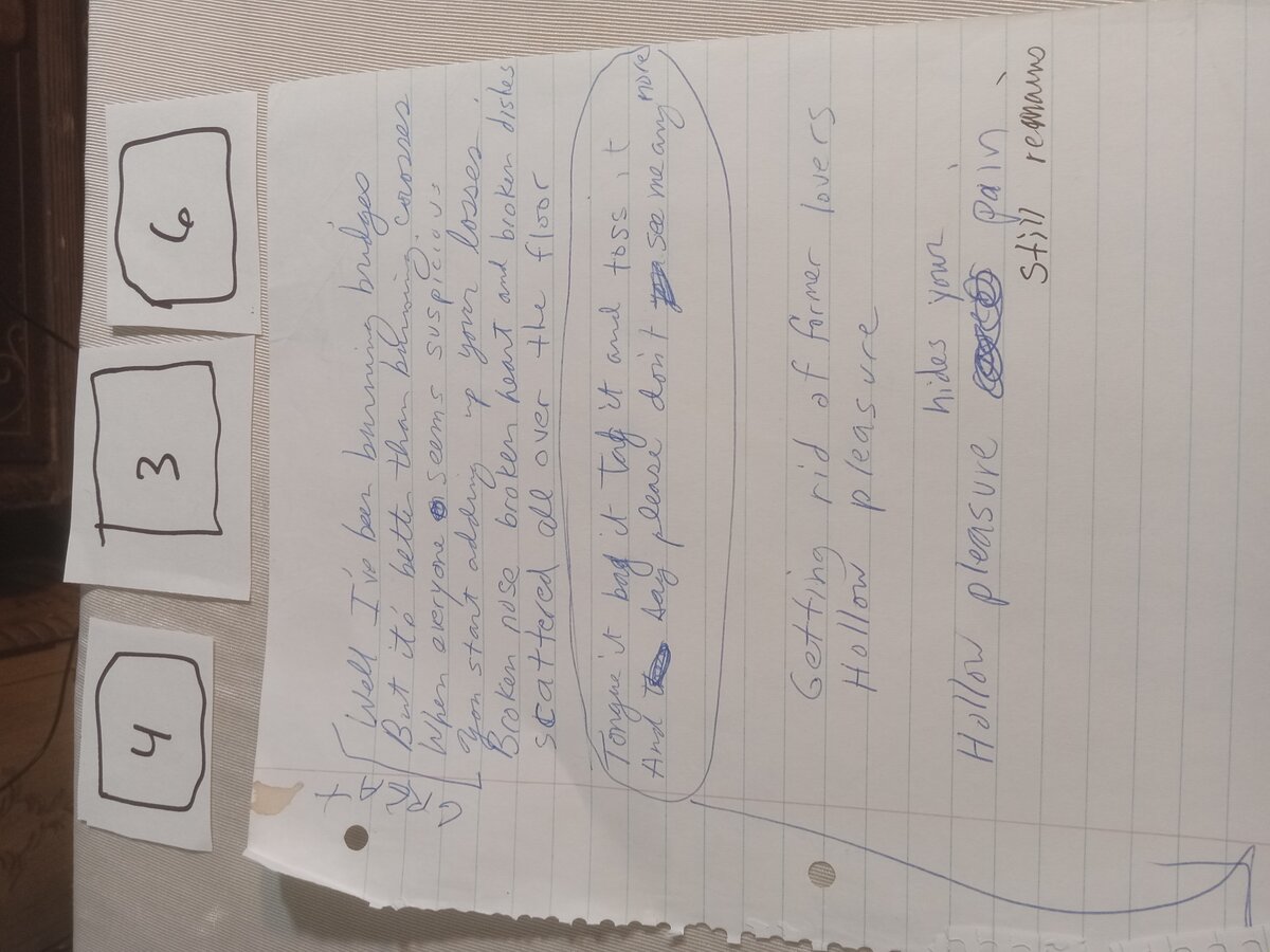 Item 436 — Well I Been Burning Bridges, picture 2 of 3