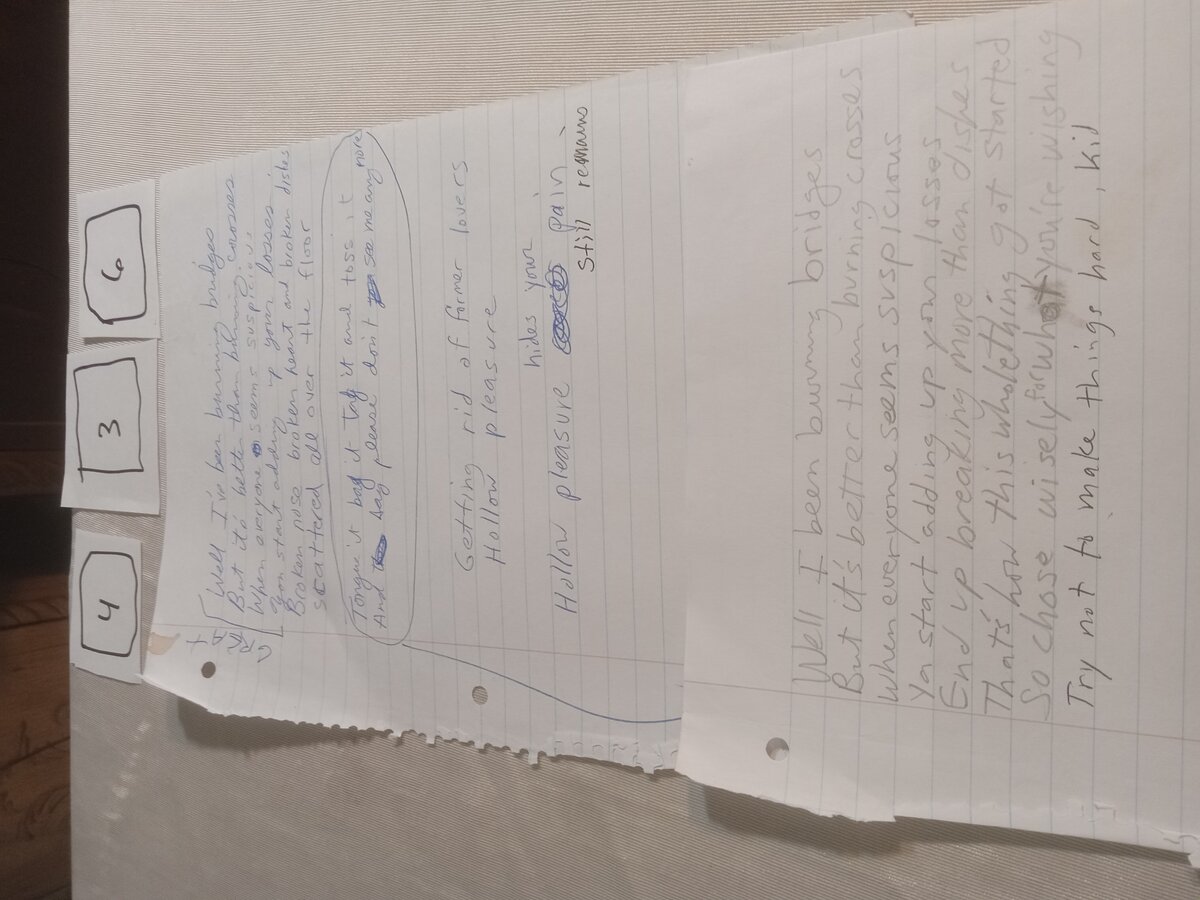 Item 436 — Well I Been Burning Bridges, picture 3 of 3