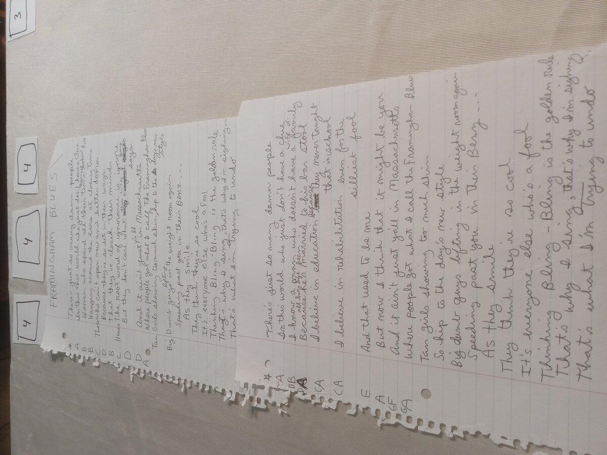 Item 444 — FRAMINGHAM BLUES, picture 1 of 2