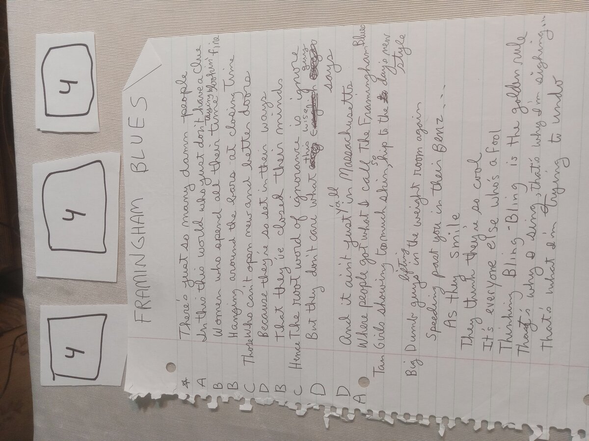 Item 444 — FRAMINGHAM BLUES, picture 2 of 2