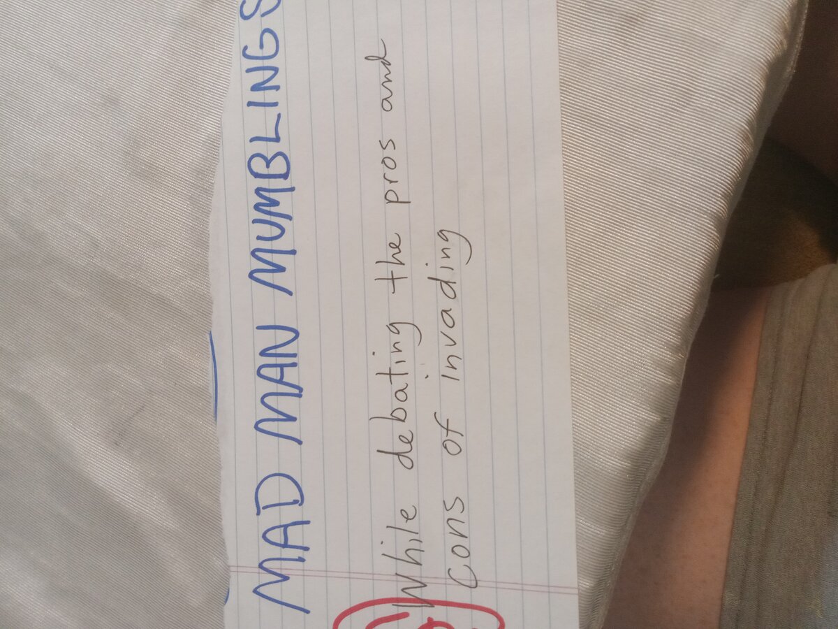 Item 457 — Mad Man Mumblings, picture 2 of 2