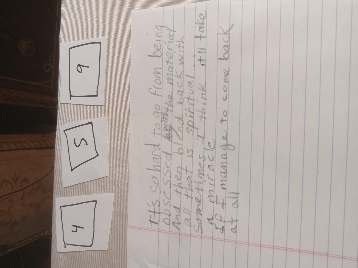 Item 459 — It's so hard to go from being, picture 1 of 1