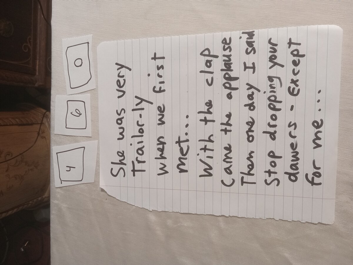 Item 460 — She was very Trailor-ly when we first met, picture 1 of 1