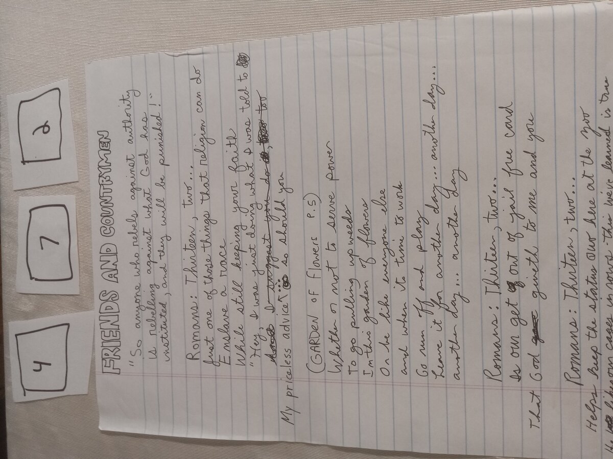 Item 472 — FRIENDS AND COUNTRYMEN, picture 2 of 2