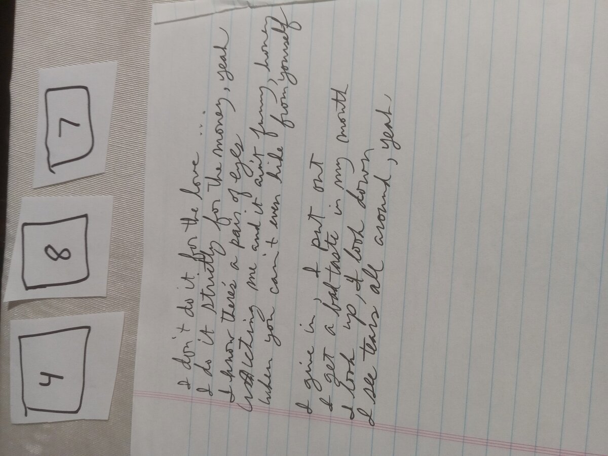 Item 487 — I Don't Do It for the Love, picture 1 of 1